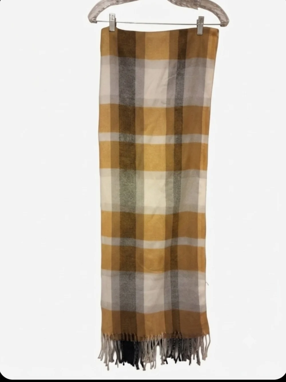 Zara Accessories Oversized Plaid Blanket Scarf